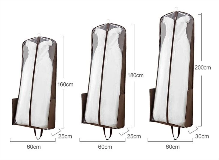 Folding Wedding Dress Dust Cover